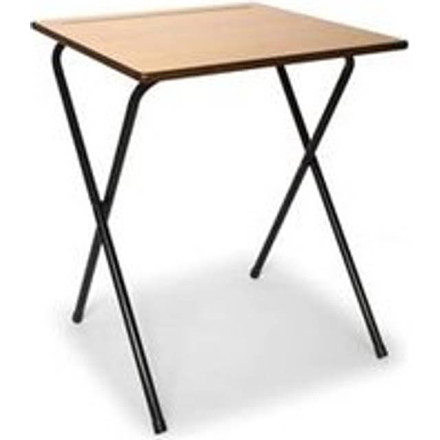 Beech MDF Edge Folding Exam Desk 600x600mm- TC66ED-PREM-720-NS