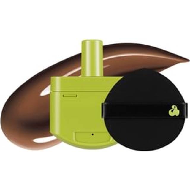 UNLEASHIA - Satin Wear Healthy-Green Cushion Re-Feel Refill Only - 21 Colors #46N Burnt Umber