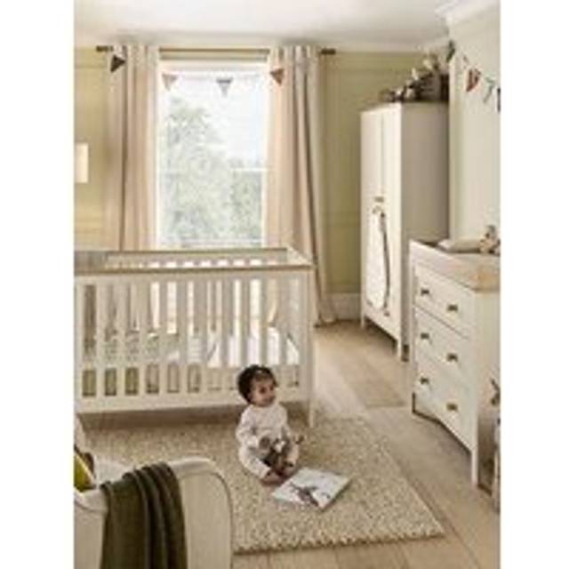 Mamas & Papas Wedmore 3 Piece Nusery Furniture Room Set - Pebble Grey