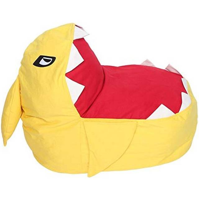 31.5x31.5x19.69 Inch Bean Bag Chair, Shark Stuffed Animal Storage Bean Bag Chairs Soft Plush Toy Organizer Fluffy Lounger Sofa for Kids Adul