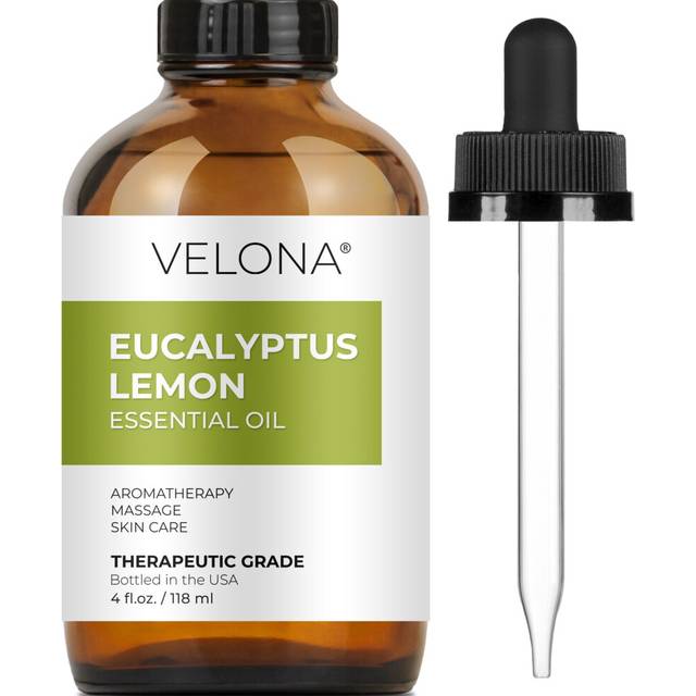Eucalyptus Lemon Essential Oil by Velona  4 oz  Therapeutic Grade for Aromatherapy Diffuser Undiluted