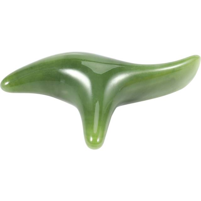 CNNOTEPAD Natural Green Beeswax Jade Foot Acupoint Massage Stick Health Tool