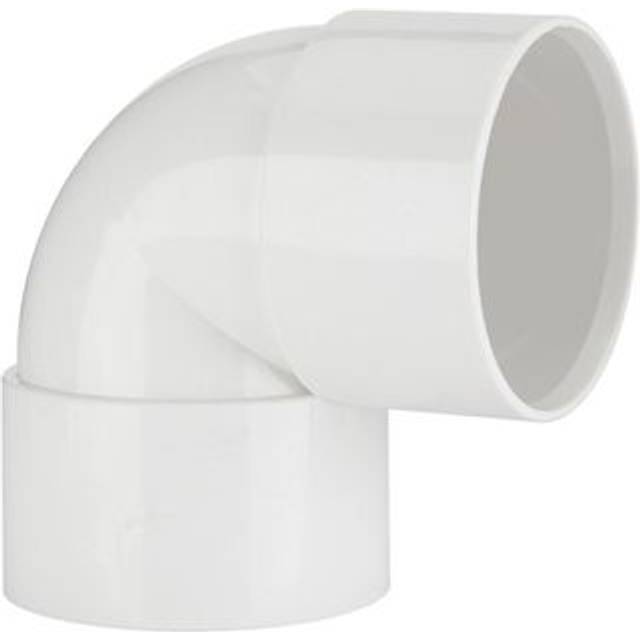Polypipe Waste Solvent Weld ABS Knuckle Bend 40mm x 90deg White WS16W