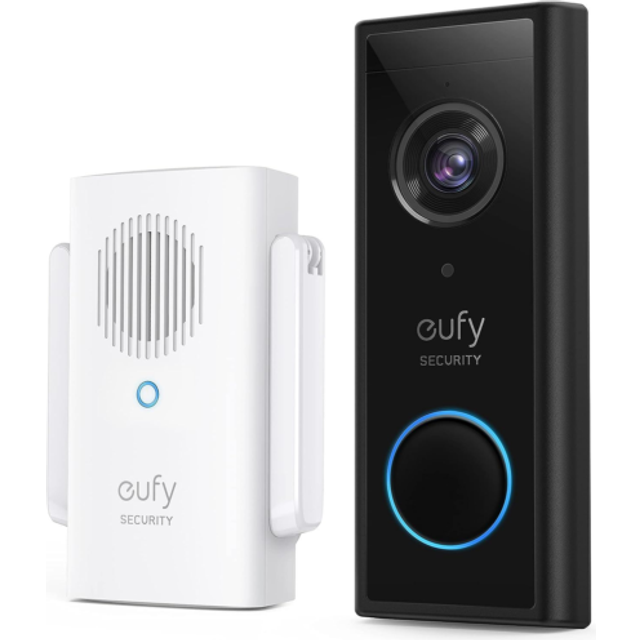 eufy Security Video Doorbell S220 with Chime Black