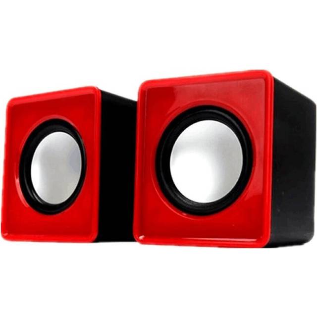 (Blue) Mini Portable USB 2.0 Wired Music Loudspeaker for Desktop Computer PC
