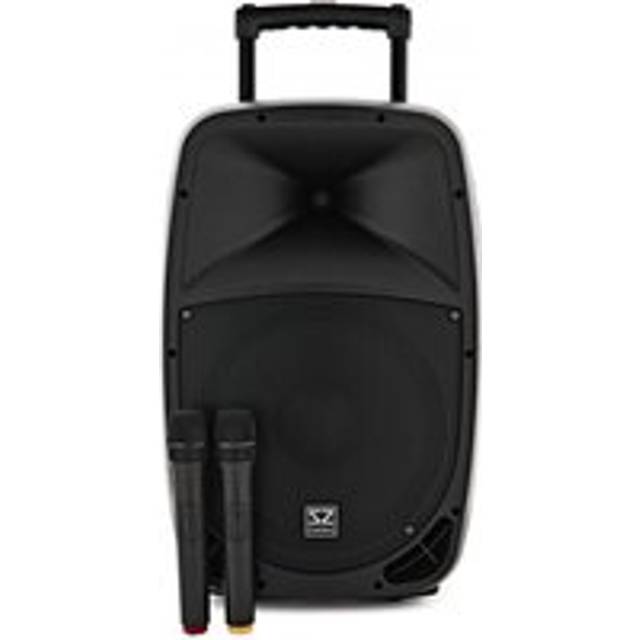 SubZero SZPA-P12 Bärbar PA med Bluetooth + Trådlösa Mikrofoner - Nästan Ny
