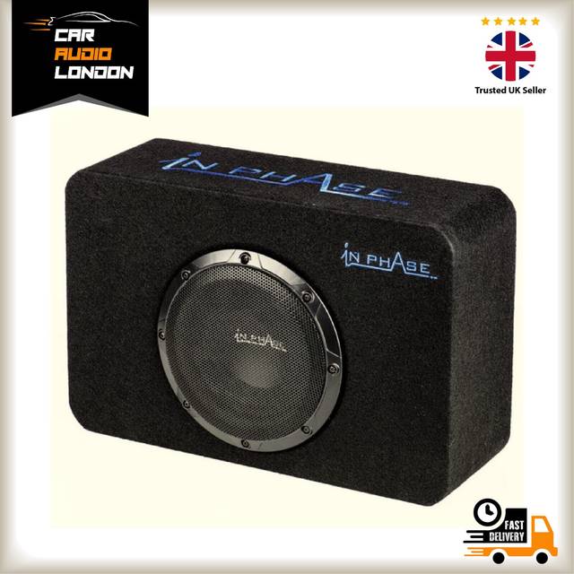 In Phase XTB-8A 600W Active Amplified Subwoofer Enclosure with Built in Class D Amplifier