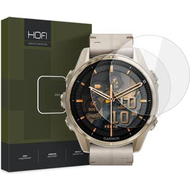 Garmin Fenix 8 Hofi Premium Pro+ Härdat Glas Skärmskydd - 43mm - 2 St. - Klar