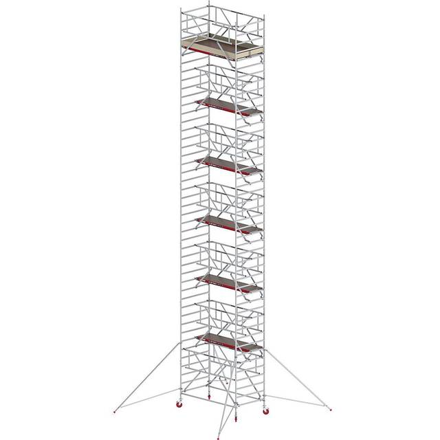 Altrex wooden platform, length 2.45 m, wooden platform, length 2.45 m, working height 14.2 m