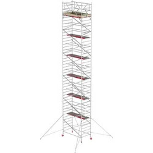 Altrex wooden platform, length 1.85 m, wooden platform, length 1.85 m, working height 12.20 m