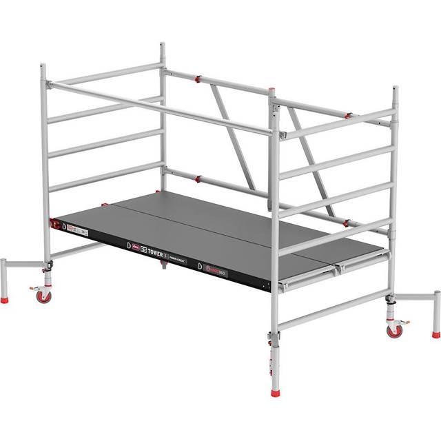 Altrex wooden platform, length 1.85 m, wooden platform, length 1.85 m, working height 2.70 m