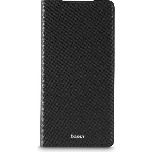 Hama mobiltelefonfodral för Samsung Galaxy S25 Ultra (mobiltelefonväska, fodral med kortfack, stativfunktion, att ställa upp, extra skydd av display och kamera, magnet, vikfodral, mjuk) svart