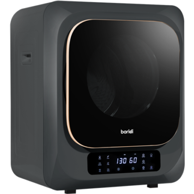 Tabletop Tumble Dryer with Digital Controls 2.5kg Capacity - Black