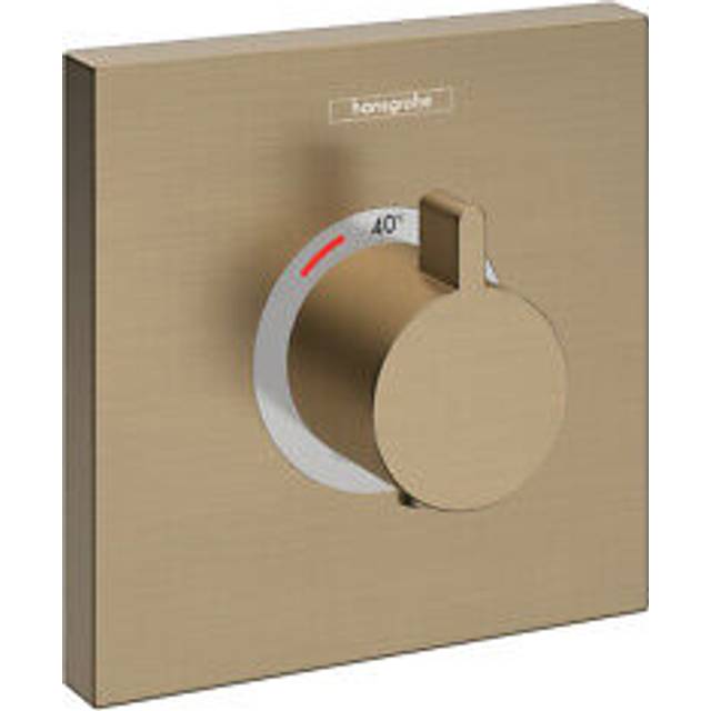 Hansgrohe Showerselect Black Chrome Concealed Thermostatic High Flow M