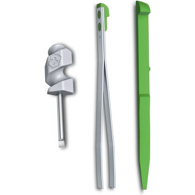 (green) Victorinox Mini screwdriver toothpick tweezers spares for 91mm swiss army knife