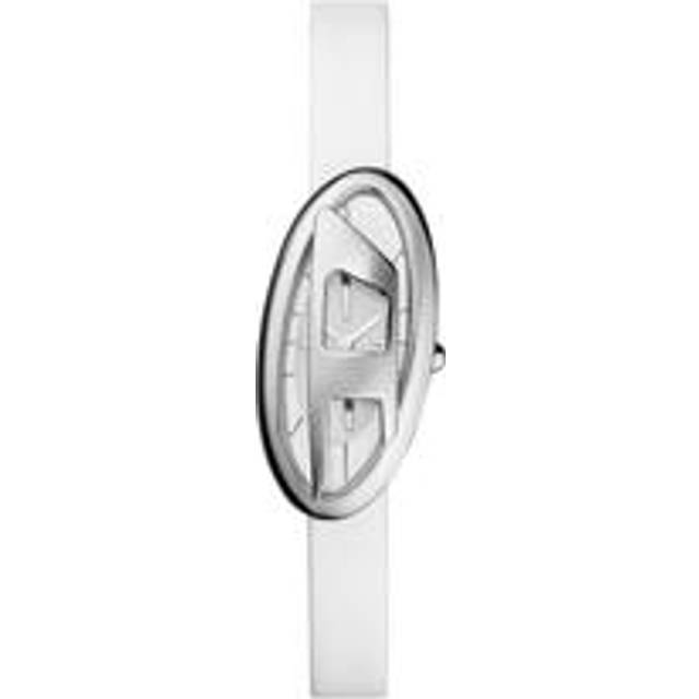 Diesel - Montre D-Era à deux aiguilles en cuir blanc - Montres - Femme - Blanc