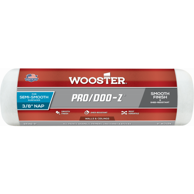 Wooster - Pro/Doo-Z Roller Cover Woven Smooth 9" x 1.75"