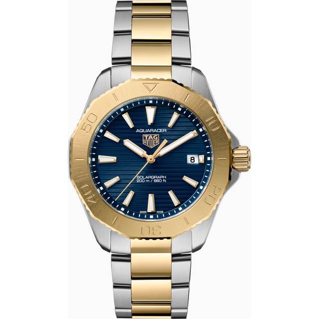 TAG Heuer Aquaracer Professional 200 Solargraph Th50-00 40 mm Watch - Silver Steel Plated Band - Steel Case