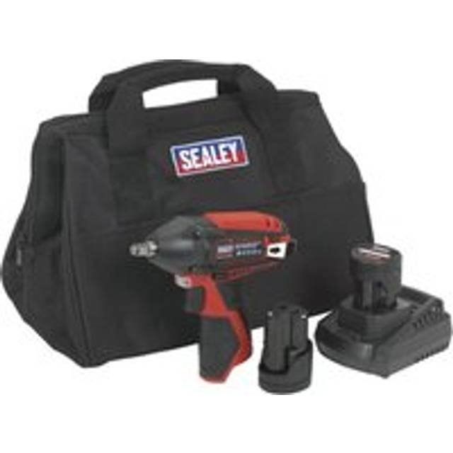 Sealey CP1204KIT Impact Wrench Kit 3/8"Sq Drive 12V Li-ion - 2 Bat...