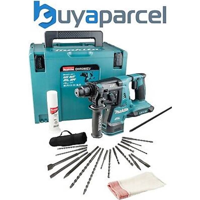 Makita - DHR280Z 36v / 18v lxt Twin sds Brushless Hammer Drill + Makpac + 17PC Set