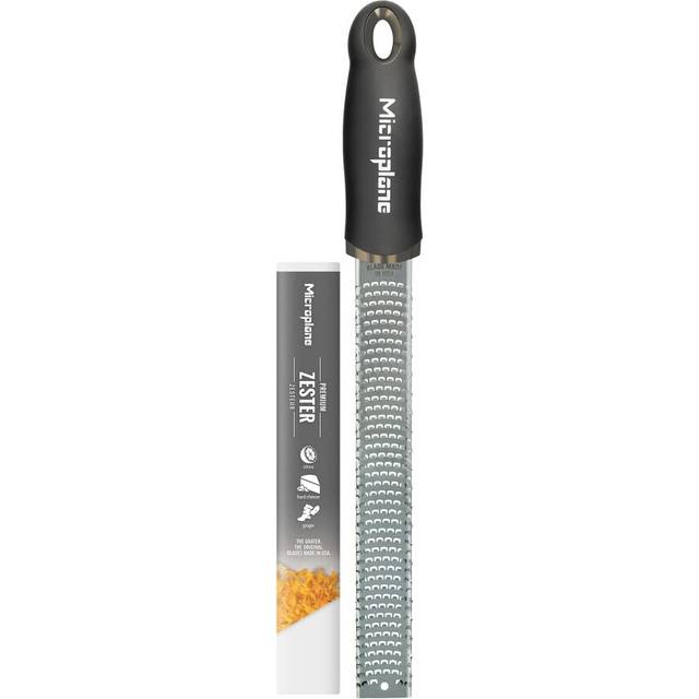 Microplane Premium Classic Series Zester Grater  18/8  Black - Lemon Z