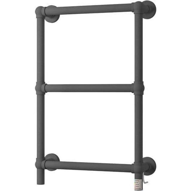 Eastbrook Kennet Dry Element Electric Towel Rail - Matt Anthracite - Various Sizes - 700mm x 500mm