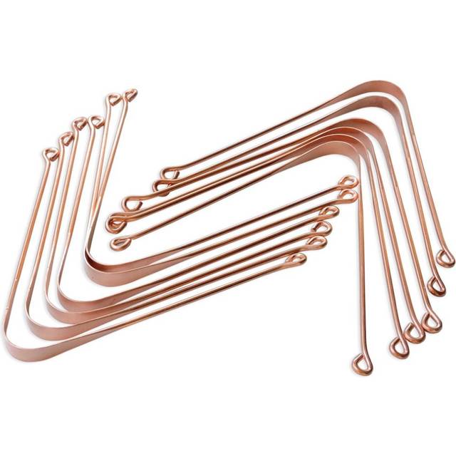 Pure Copper Tongue Cleaner Set of 12 by HealthGoodsEU