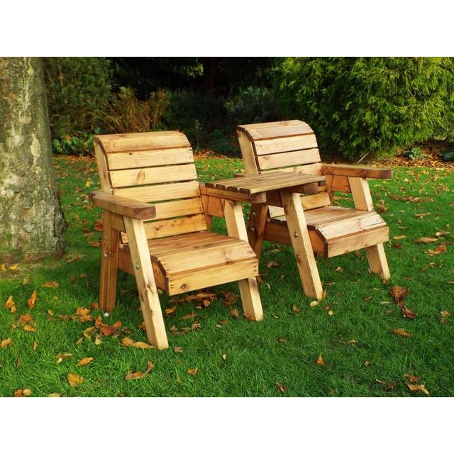 Little Fellas Traditional Bench, Wooden Garden Children's Furniture - W93 x D60 x H77 - Fully Assembled