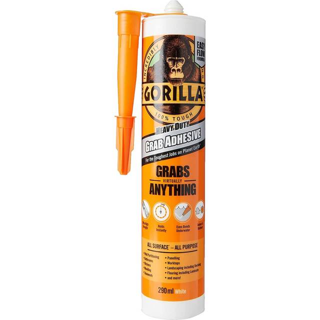 Gorilla Heavy Duty Grab Adhesive White 290ml