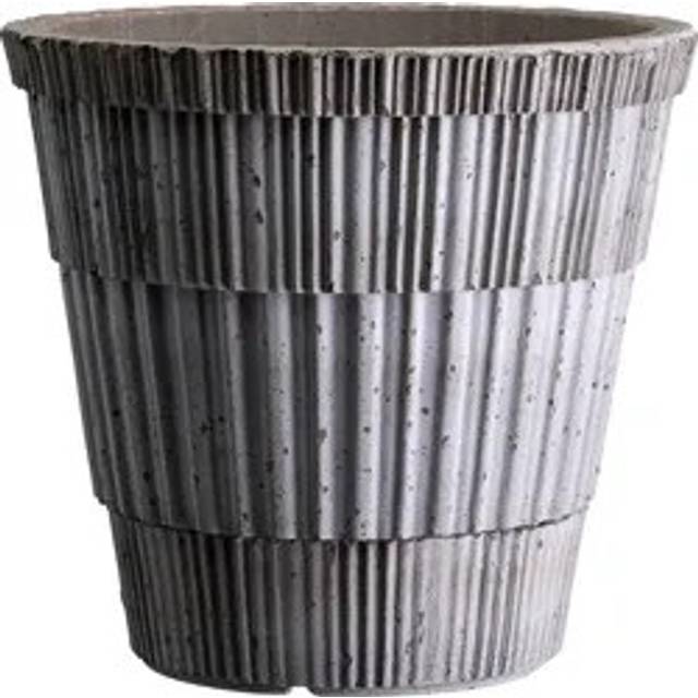 Bergs Potter Atlas raw kruka Grey, Ø16 cm - Grå