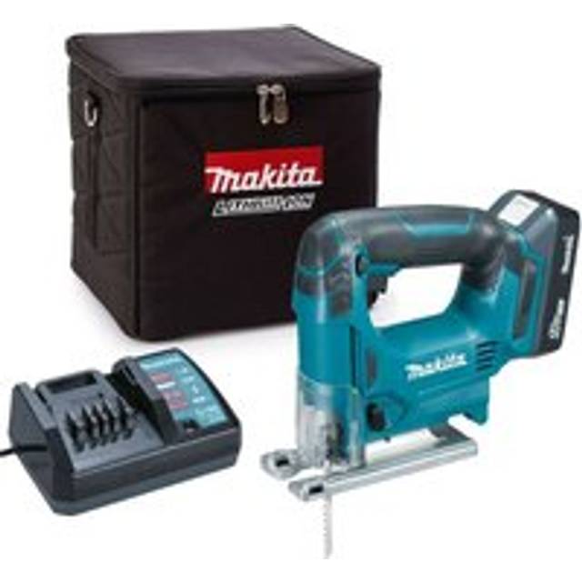 JV183DW 18v Cordless G-Series Jigsaw + 1 x 1.3ah Battery, Charger + Bag - Makita