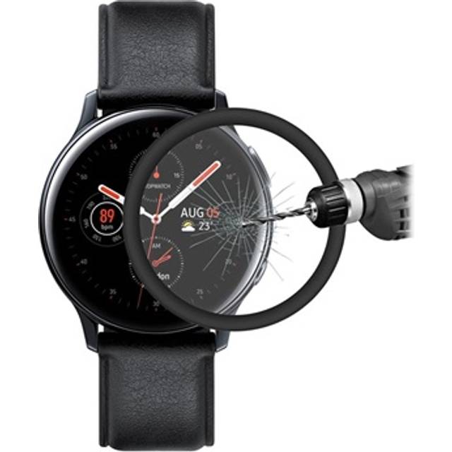 Hat Prince Samsung Galaxy Watch Active2 Härdat Glas - 44mm - Svart