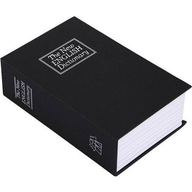 Metal Steel Cash Secure Hidden English Dictionary Money Box Coin Storage Books Safe Secret Piggy Bank BLACK COLOR