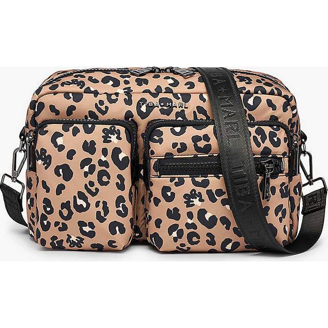 Tiba + Marl Neutral Leopard Axel Leopard-print Shell Changing Bag 1size