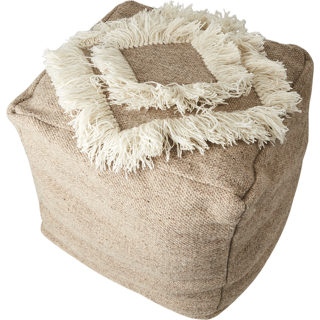 Affari of Sweden, MINNA sittpuff beige/elfenben
