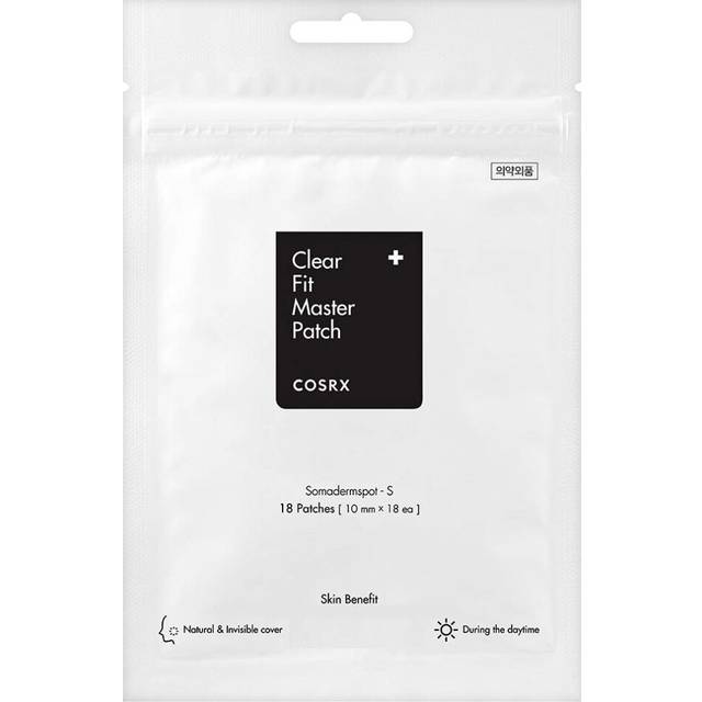 COSRX Clear Fit Master Patch 18 Patches | Healing Pimple Patches for Blemishes and Zits | Hydrocolloid Dressing | Quick & Easy Spot Treatment