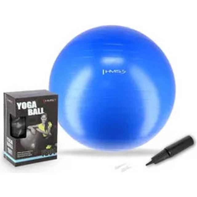 Svart gymboll 75 cm för träning och fitness YB01