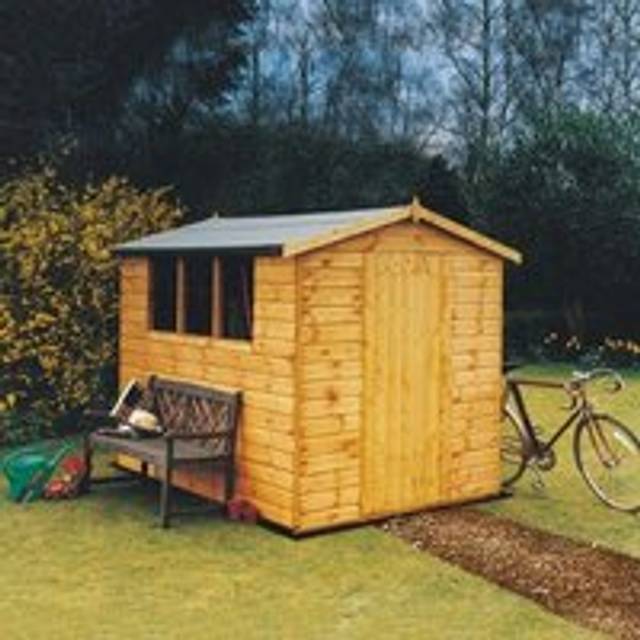 12x8 Shire Lewis Professional Shed - 12 x 8 Shire Lewis Professional Apex Shed in Shiplap