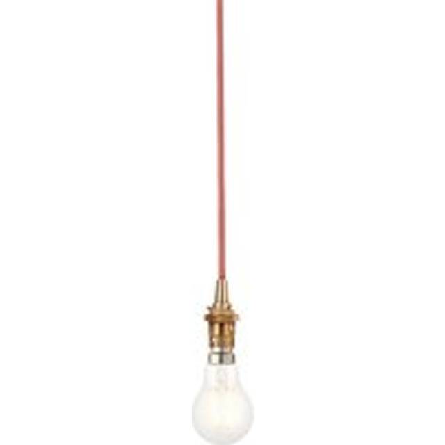 Eltham Pendant - Brushed Aged Brass - Green
