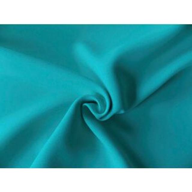 Polyester Blackout Pinch Pleat Curtain Panel - Turquoise (142cm wide x 375cm high)