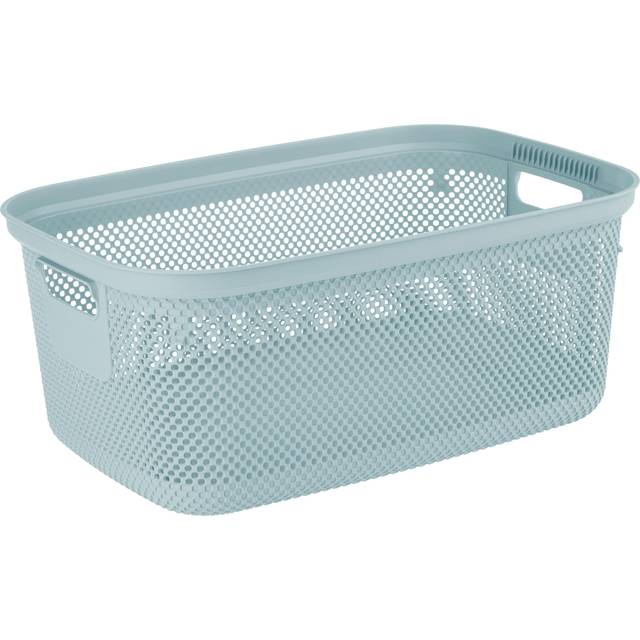 Keeeper Laundry Basket With Side Handles & Air-permeable Nordic Blue, Blue