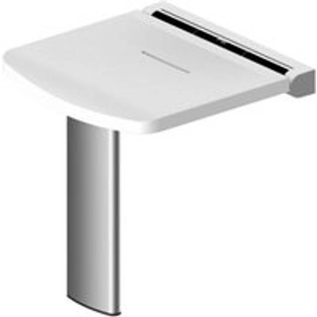 AKW - Onyx Fold up Shower Seat - White