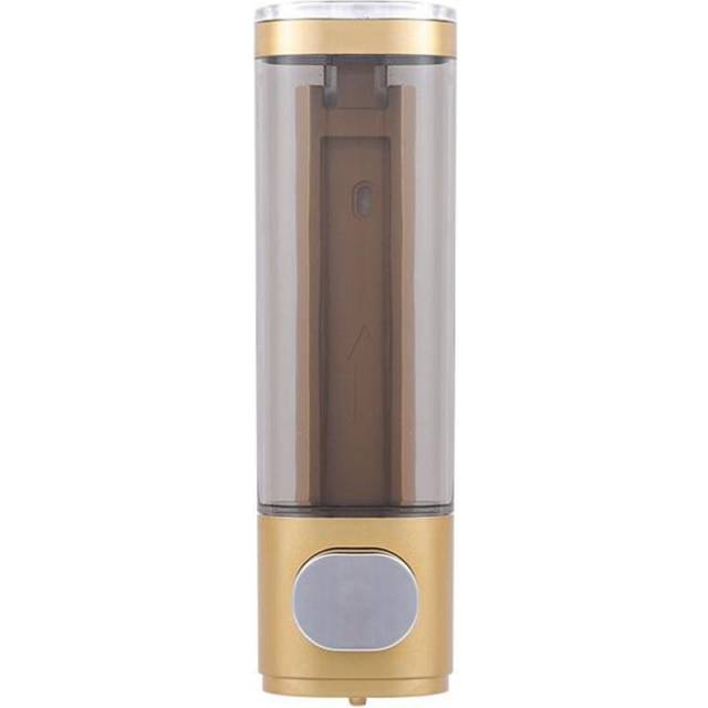 (gold, single bottle) 3-in-1 Room Wall Mounted Bathroom Shower Pump Dispenser And Organizer - Can Be Used For Shampoo,conditioner, Body Lotion,body Wa
