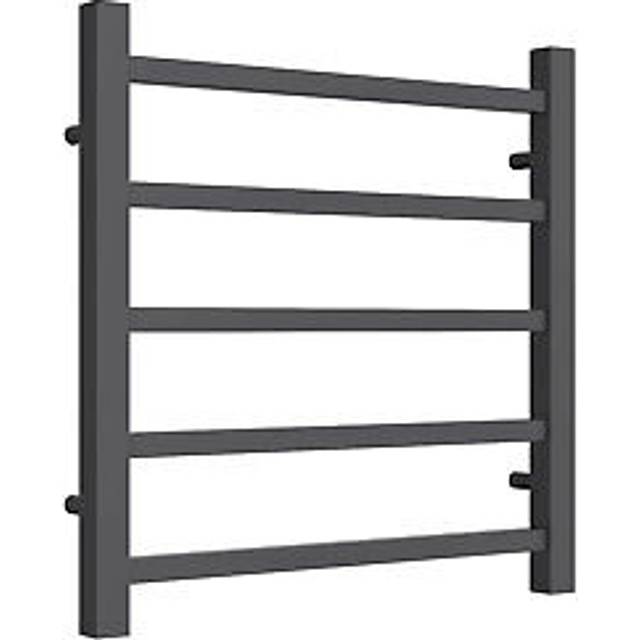 Serena Square Tube Heated Towel Rail 500mm h x 500mm w Anthracite - Reina