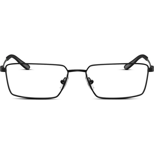 Arnette AN6145 Quadra Men's Glasses, Black, Size 54 - Matte Black (54)