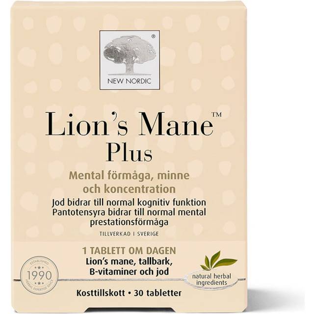 New Nordic Lions Mane Plus 30 ST