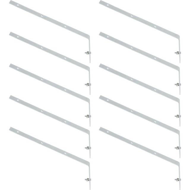 Gutter Top Rafter Bracket Universal Galvanised Steel Fascia Fixing 300mm 10 Pack