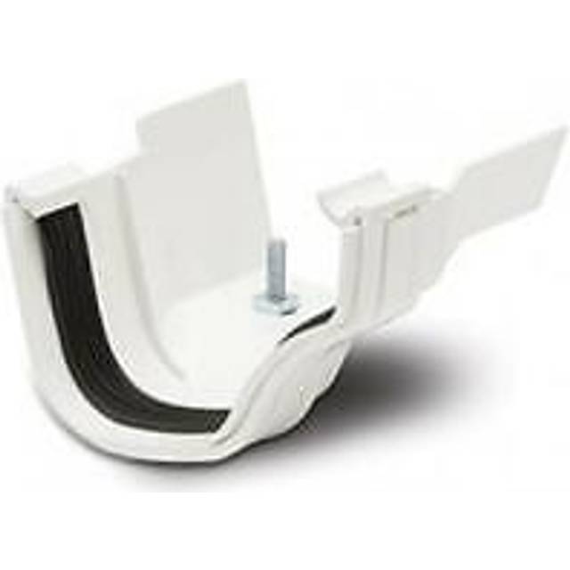 POLYPIPE BUILDING PRODUCTS Polypipe ROG15W | 130Mm Ogee To Cl Ogee Left Hand Gutter Adaptor In White, White