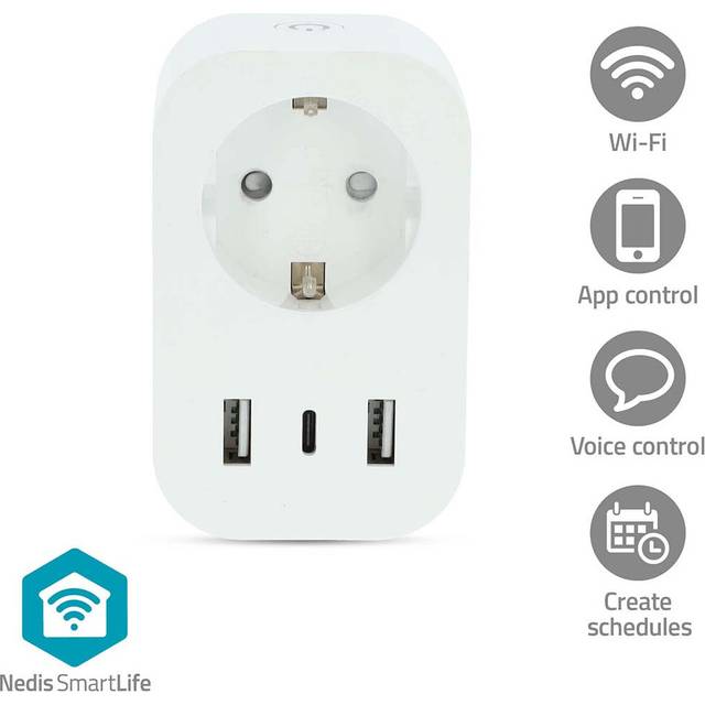 Nedis SmartLife Smart Plug USB (3680W)