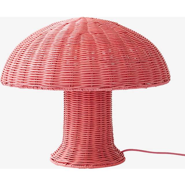 HK LIVING - Lampe de table Rattan - Rose - Rotin